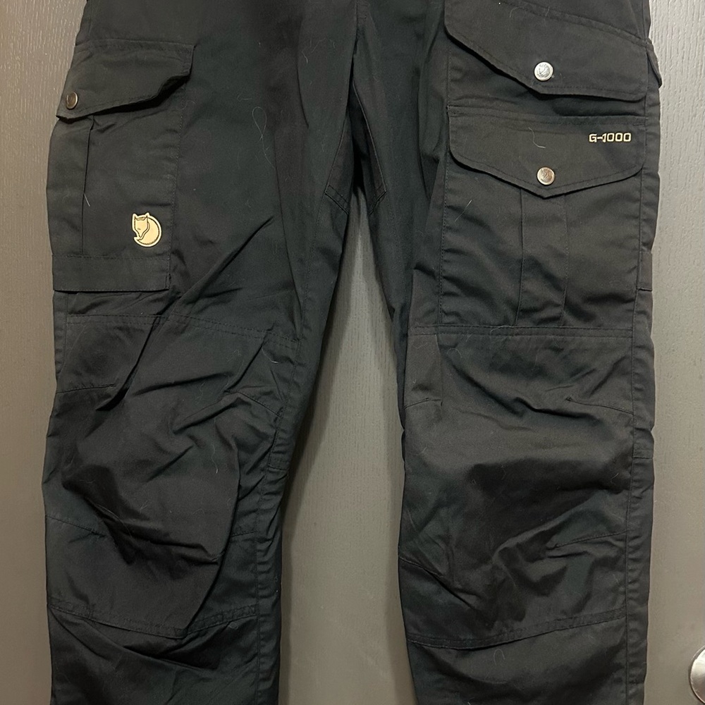 Fjallraven Black G-1000 Women's Cargo Pants